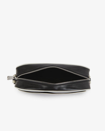 Fred Perry Classic Mini Shoulder Bag - Black/Ecru D57 | CHO | Designer Unisex Shoulder Bags