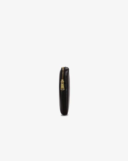 Fred Perry Mens Smooth Leather Small Side Bag - Black 102 | CHO | Designer Mens Bags