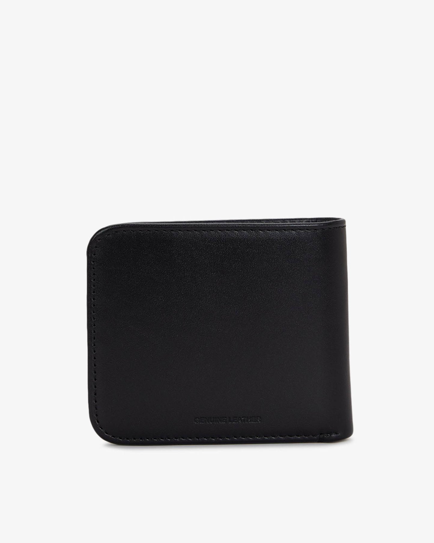 Fred Perry Mens Smooth Leather Billfold Wallet - Black 102 back