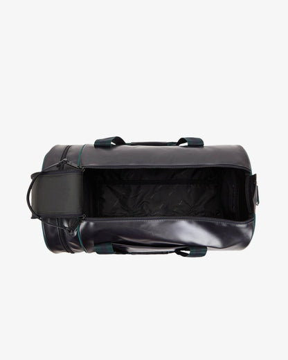 Fred Perry Recycled Polyester Classic Barrel Bag - Navy/Grassroots 83A | CHO | Designer Mens Bags