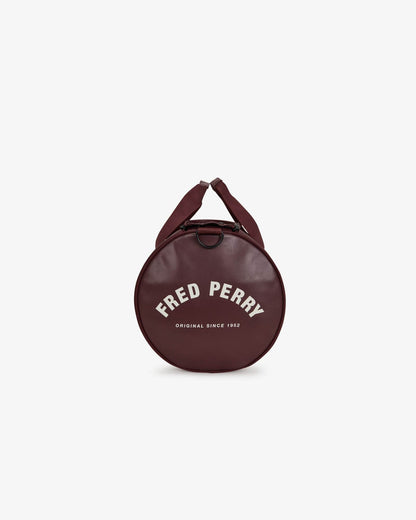 Fred Perry Tonal Barrel Bag - Oxblood 597