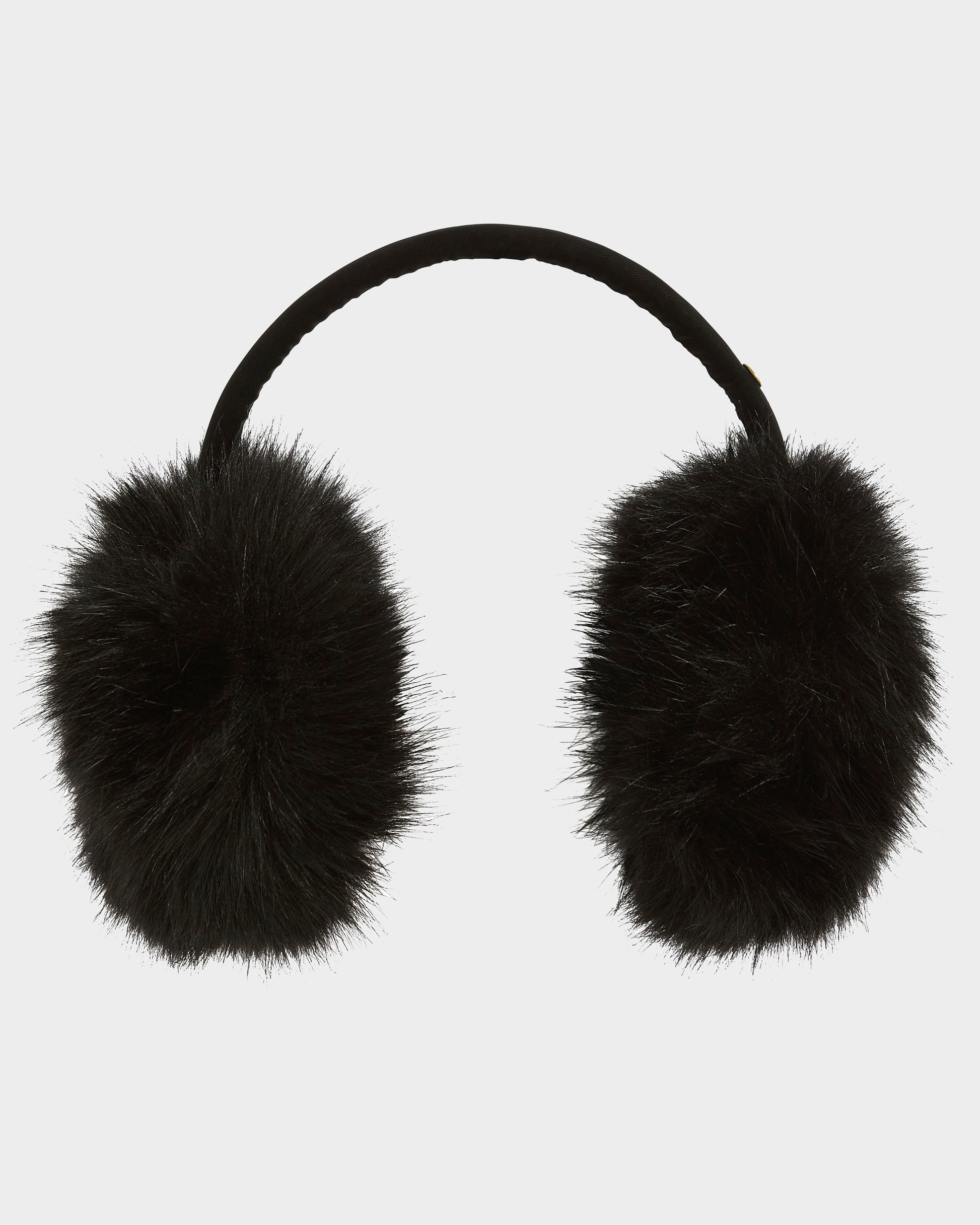 Barbour International Cyrus Womens Faux Fur Earmuffs - Black | CHO | Designer Womens Earmuffs