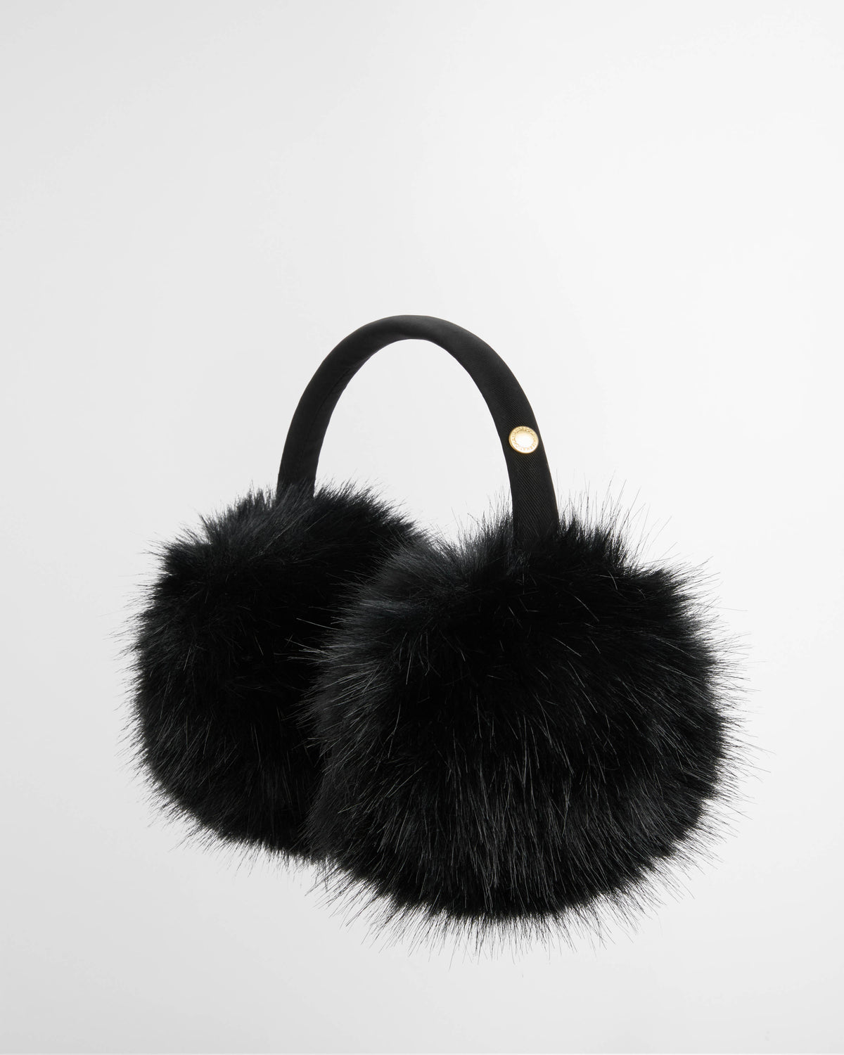 Barbour International Cyrus Womens Faux Fur Earmuffs - Black | CHO | Designer Womens Earmuffs