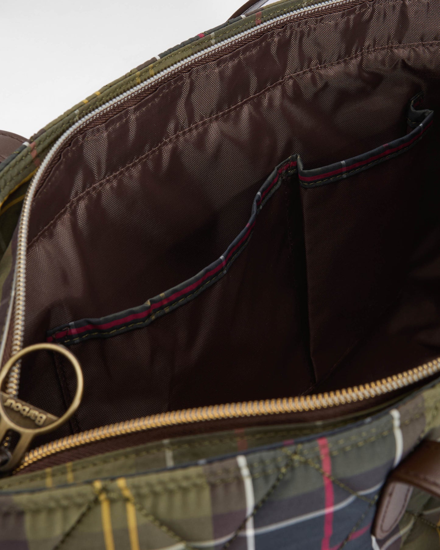 Barbour Wetherham Quilted Womens Tartan Tote - Classic Tartan | CHO | Designer Womens Tote Bags