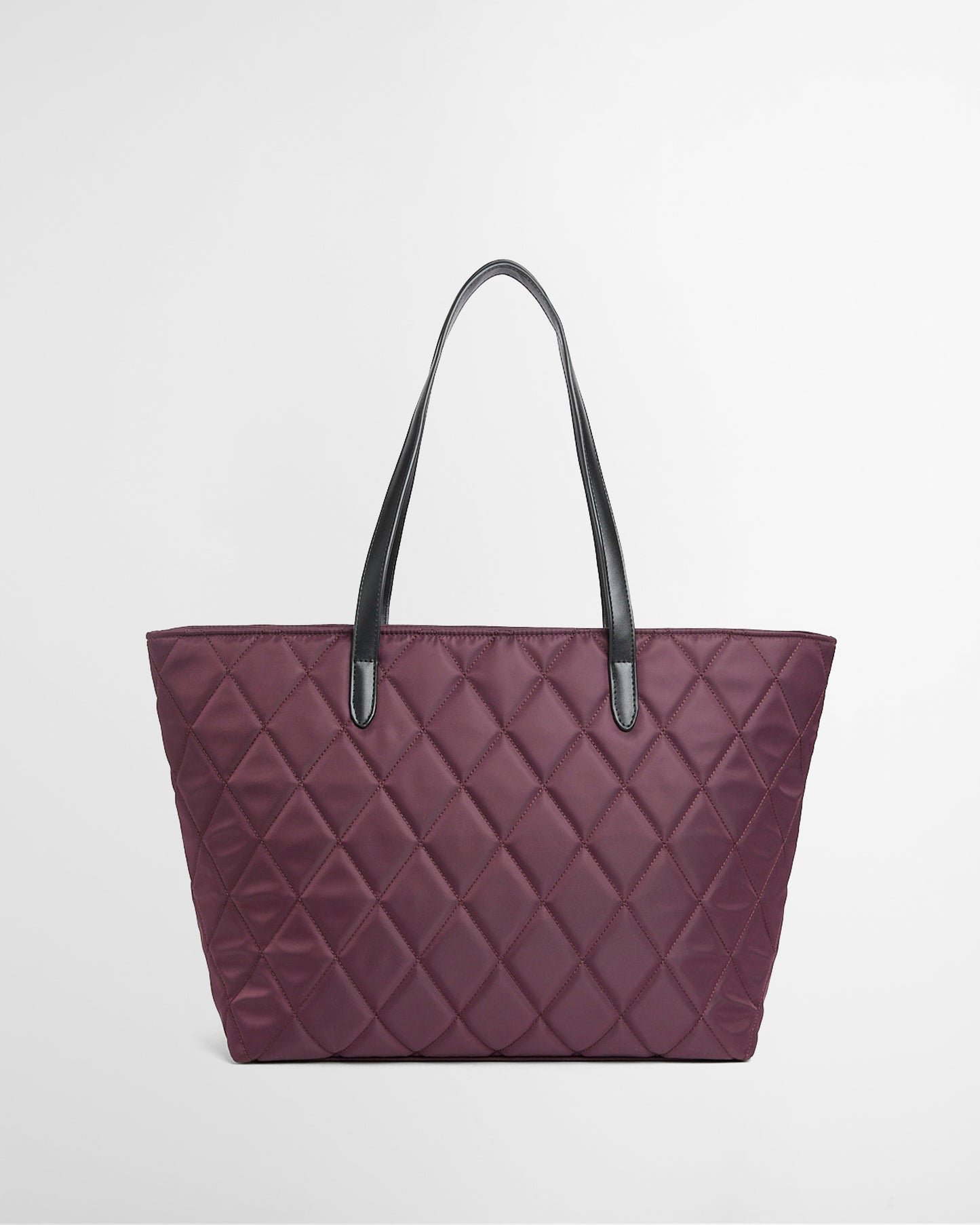 Barbour Quilted Womens Tote Bag - Fig