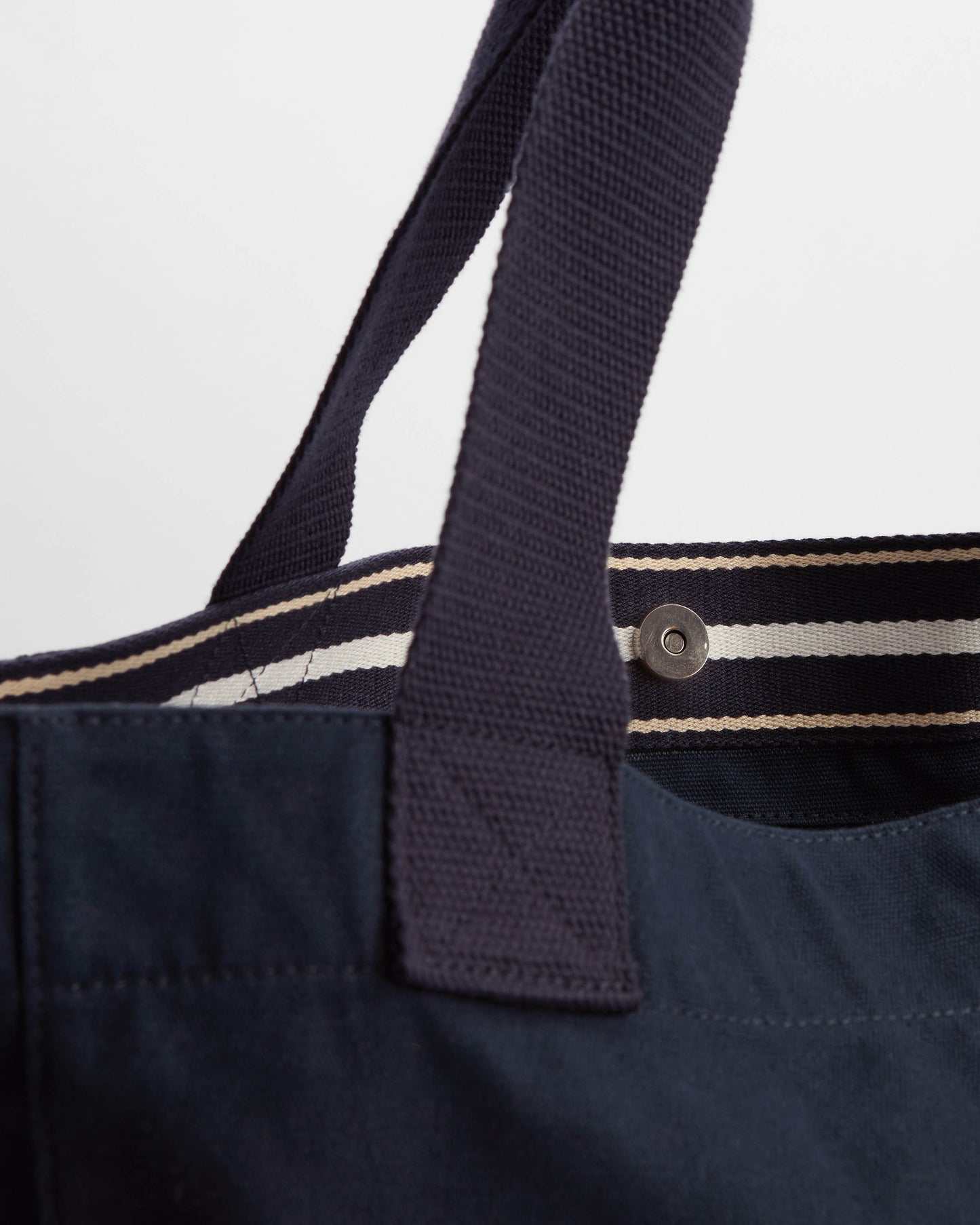 Barbour Logo Beach Bag - Navy/Stone | CHO | Designer Womens Bags