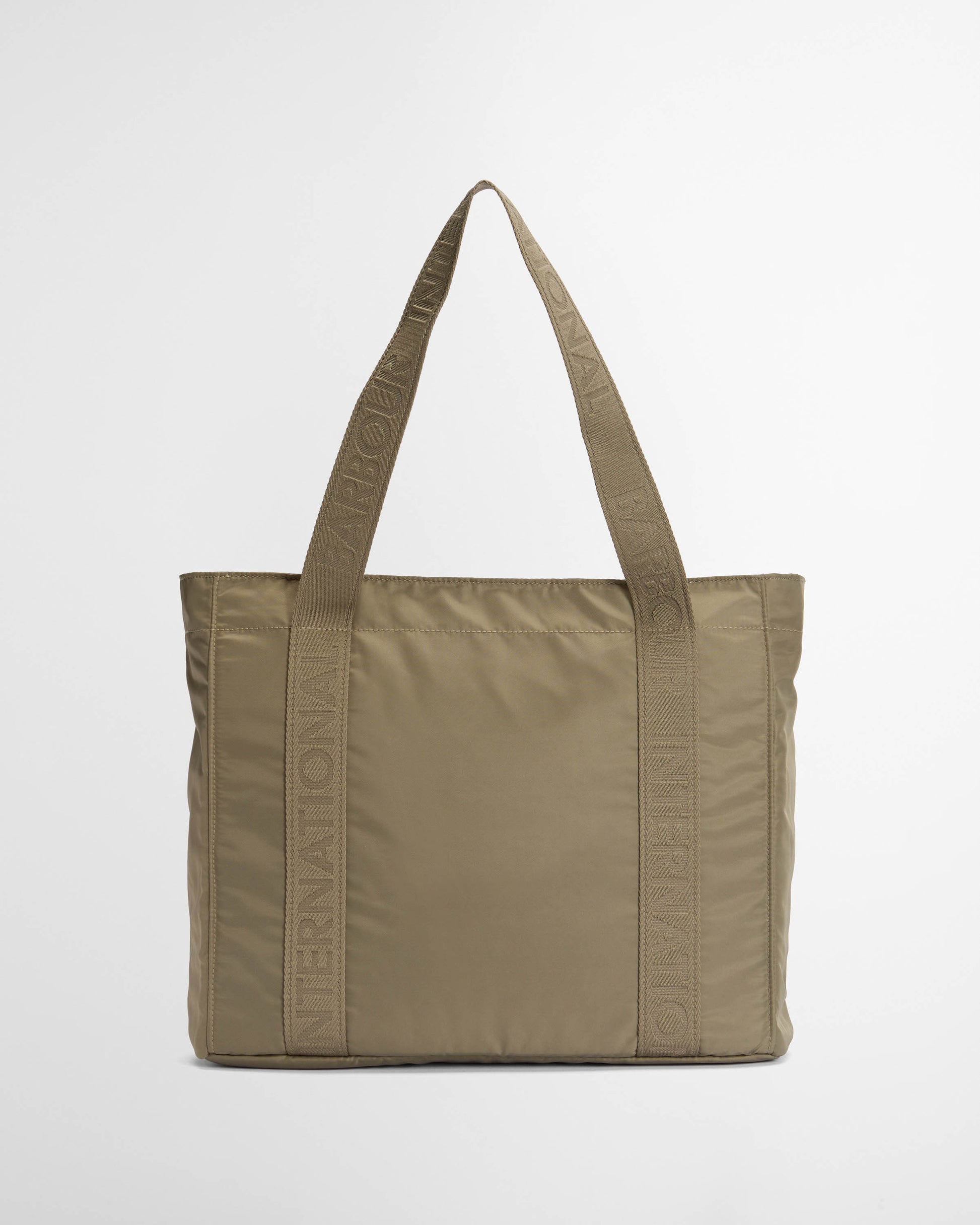 Barbour International Qualify Womens Tote Bag - Dusky Khaki | CHO | Designer Womens Bags