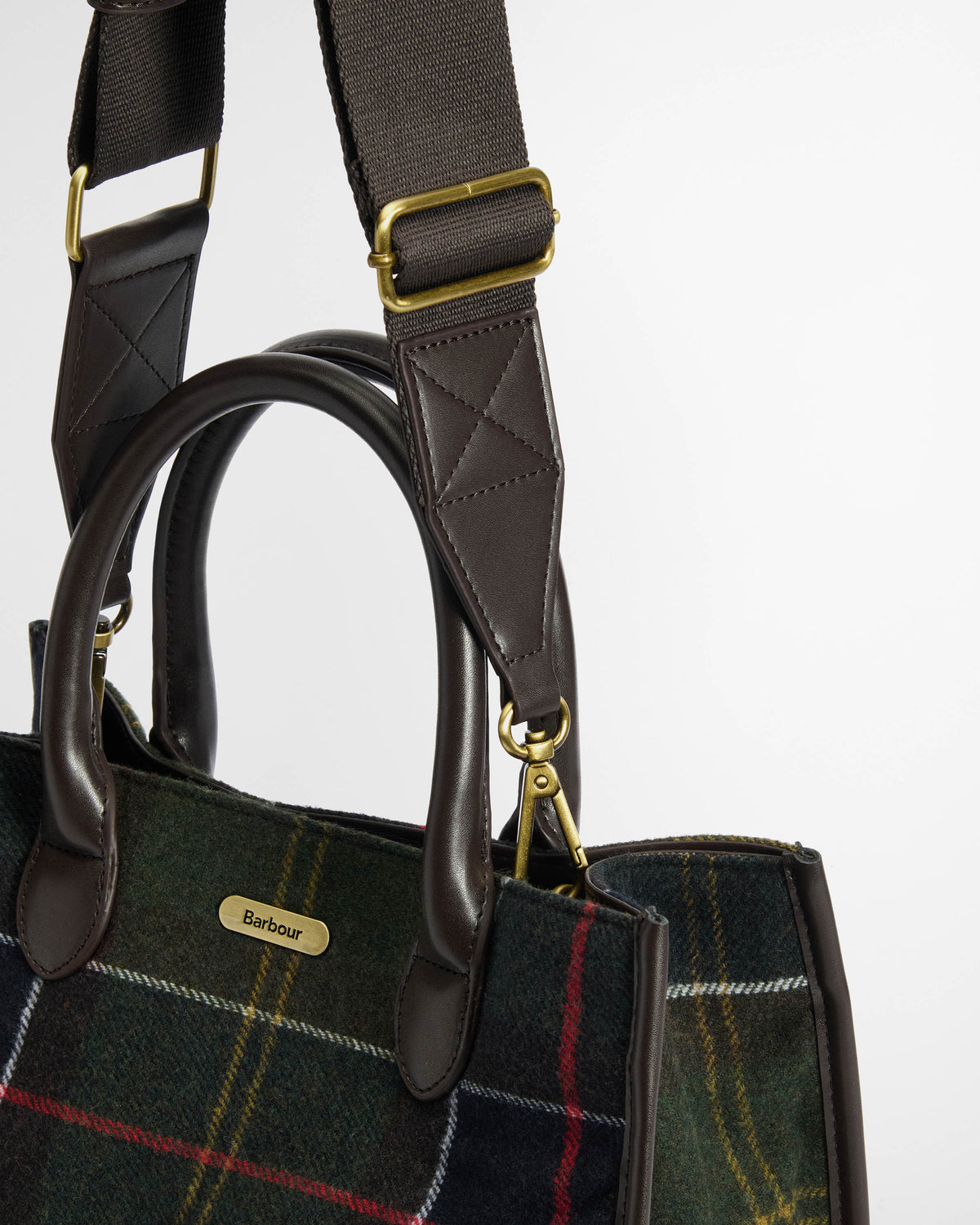 Barbour Barrhill Womens Tartan Tote Bag - Classic Tartan