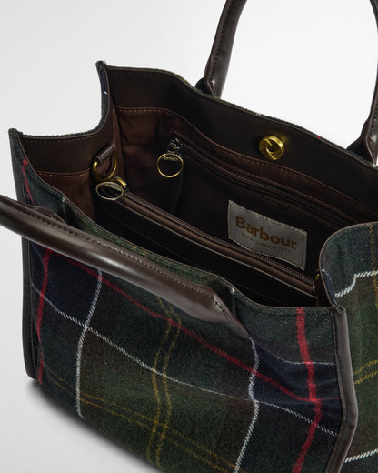 Barbour Barrhill Womens Tartan Tote Bag - Classic Tartan