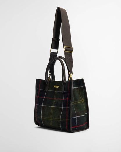 Barbour Barrhill Womens Tartan Tote Bag - Classic Tartan