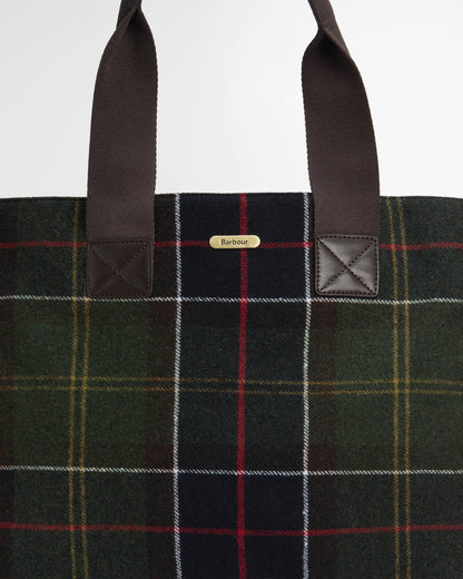 Barbour Turnberry Womens Tartan Tote Bag - Classic Tartan