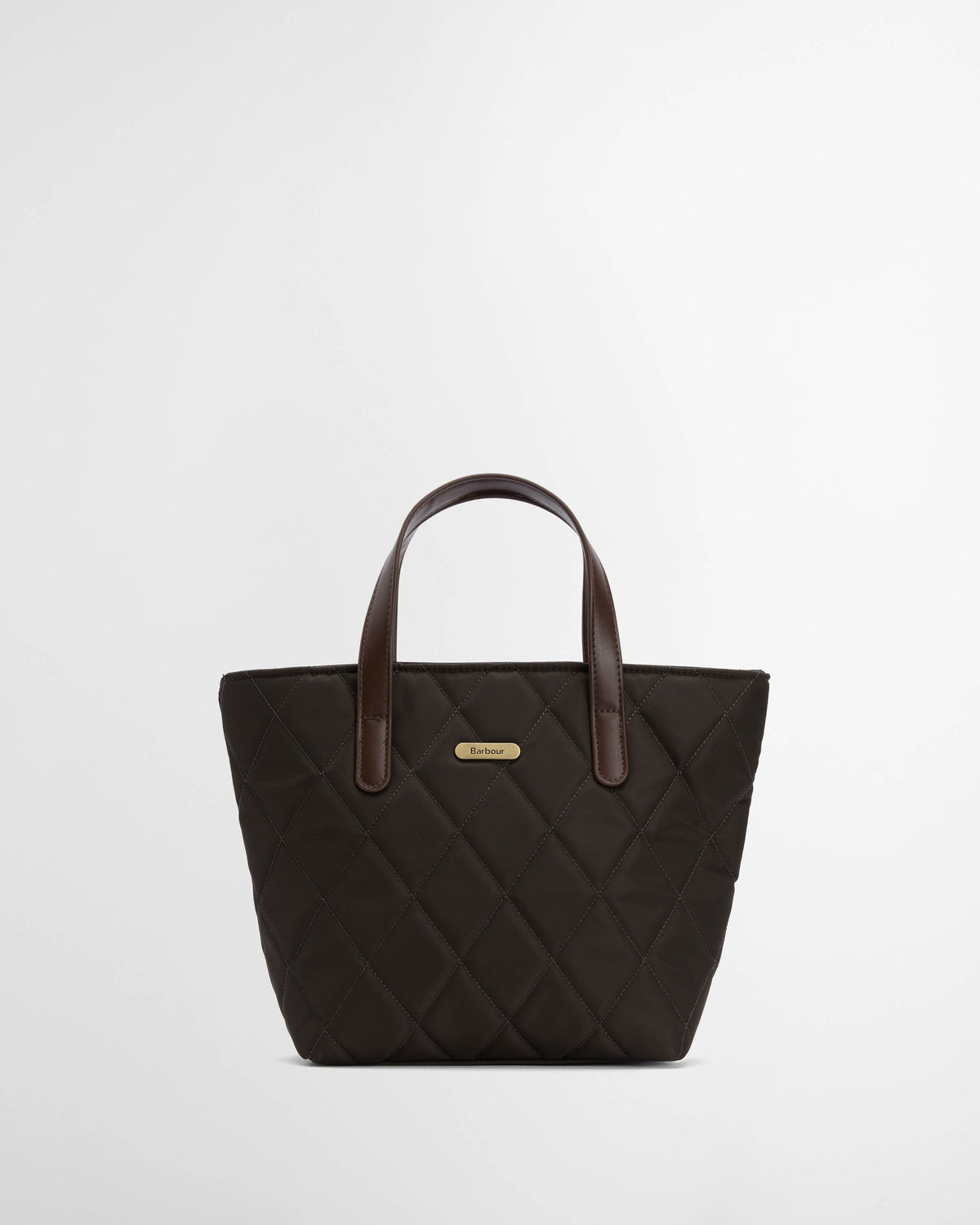 Barbour Womens Mini Quilted Tote Bag - Olive