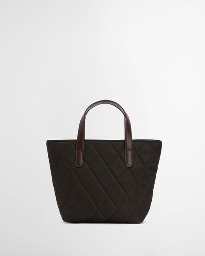 Barbour Womens Mini Quilted Tote Bag - Olive