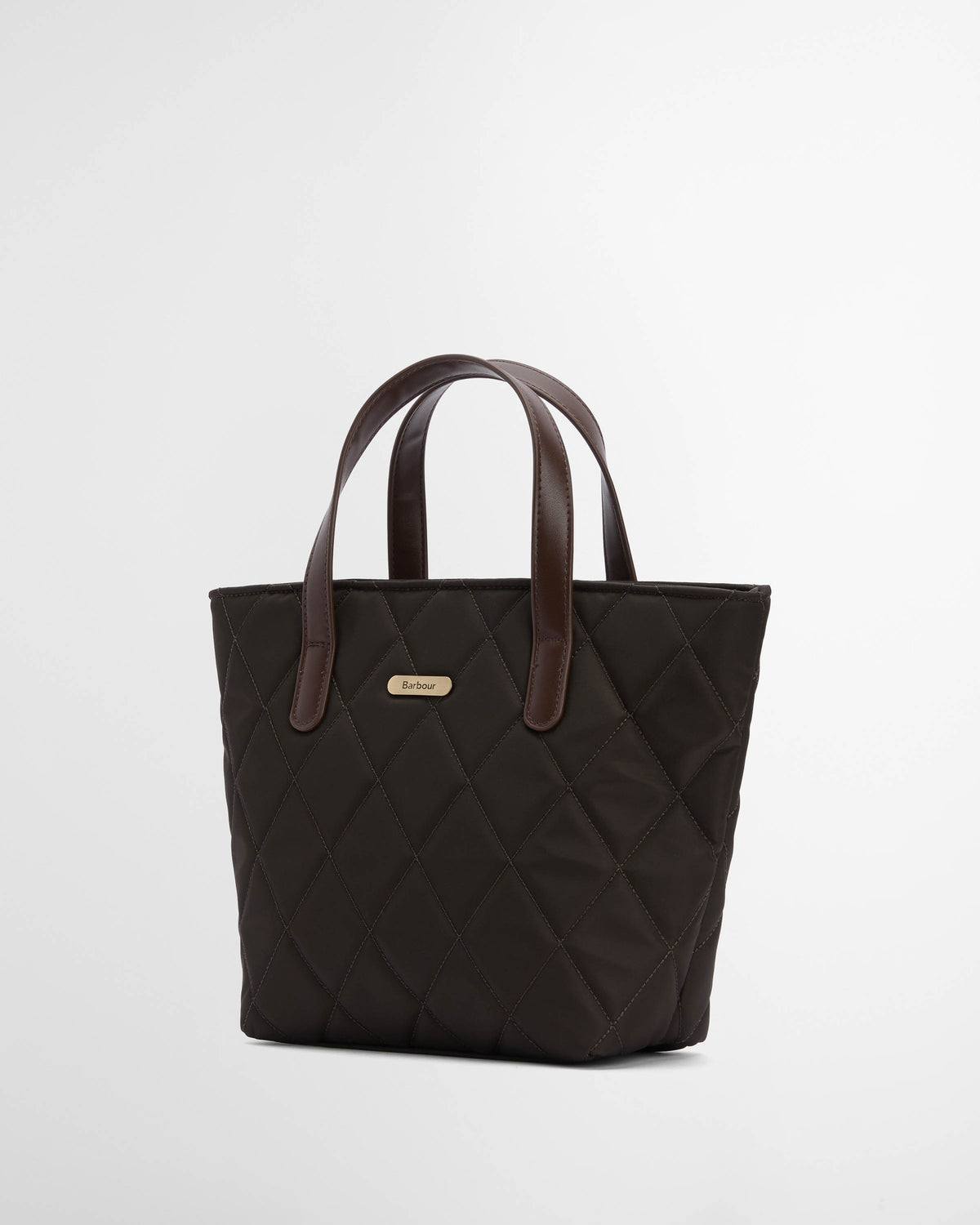 Barbour Womens Mini Quilted Tote Bag - Olive
