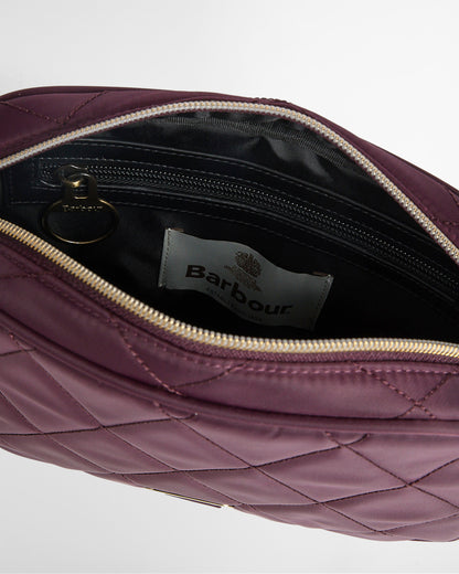 Barbour Womens Quilted Crossbody Bag - Fig