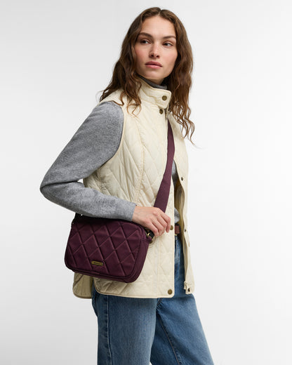 Barbour Womens Quilted Crossbody Bag - Fig