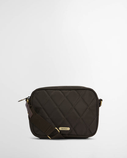 Barbour Womens Quilted Crossbody Bag - Olive