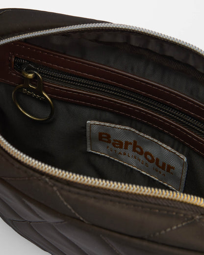 Barbour Womens Quilted Crossbody Bag - Olive
