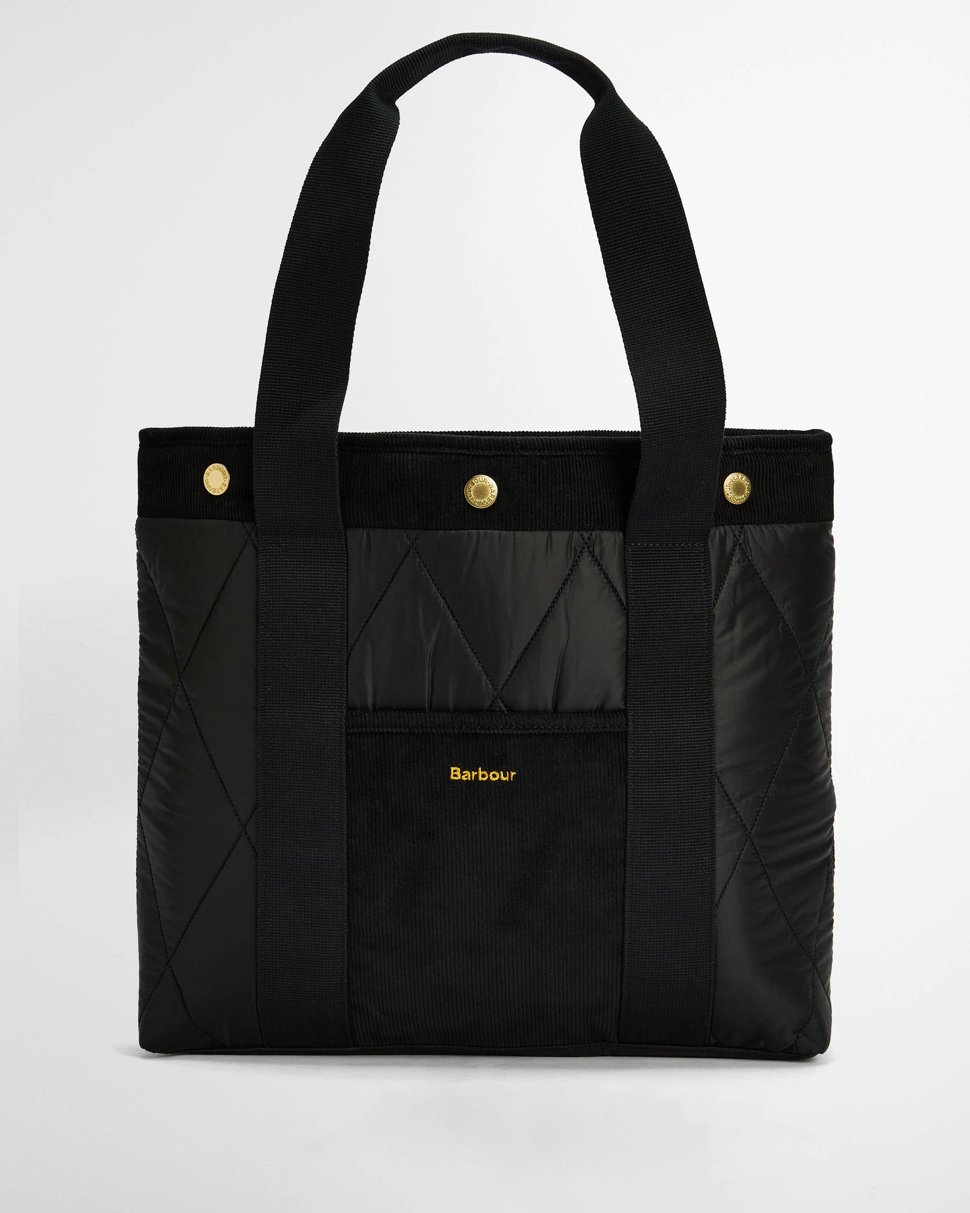 Barbour Healy Womens Tote Bag - Black/Ancient - CHO - Designer Womens Shopper Bags