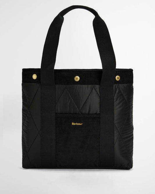 Barbour Healy Womens Tote Bag - Black/Ancient - CHO - Designer Womens Shopper Bags