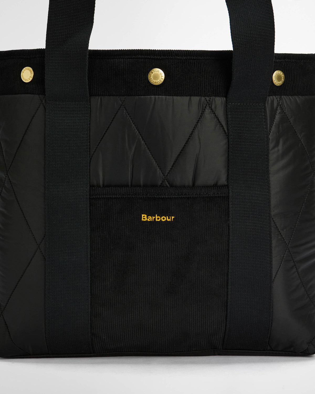 Barbour Healy Womens Tote Bag - Black/Ancient - CHO - Designer Womens Shopper Bags