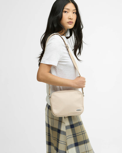 Barbour Olivia Womens Crossbody Bag - Pebbled Pink | CHO | Designer Womens Bags