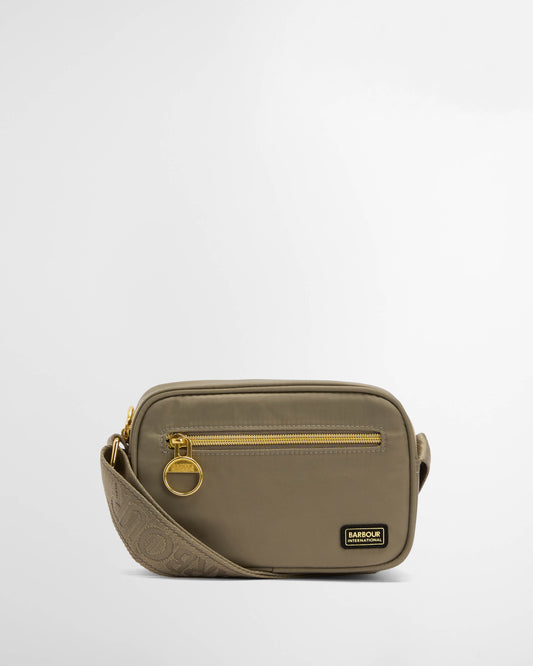 Barbour International Qualify Womens Micro Crossbody Bag - Dusky Khaki