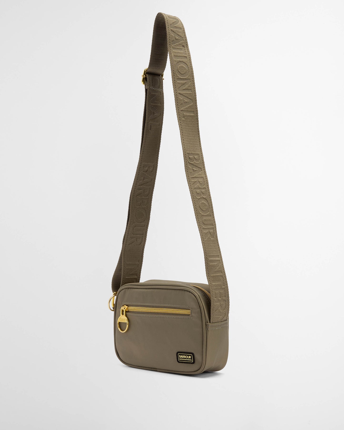 Barbour International Qualify Womens Micro Crossbody Bag - Dusky Khaki