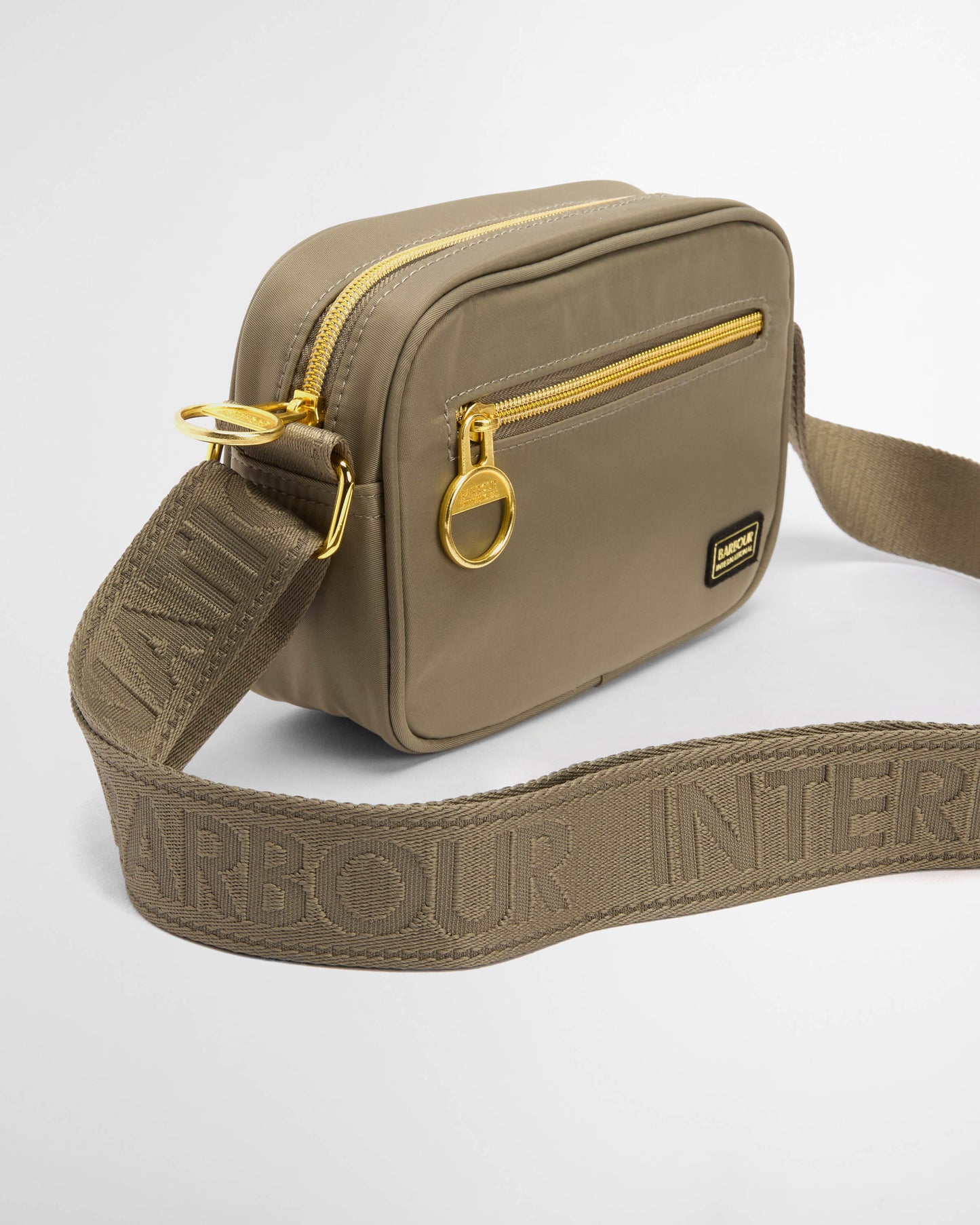 Barbour International Qualify Womens Micro Crossbody Bag - Dusky Khaki