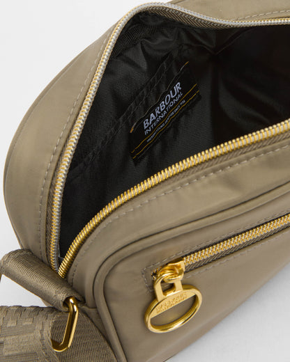 Barbour International Qualify Womens Micro Crossbody Bag - Dusky Khaki