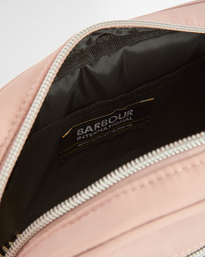 Barbour International Qualify Womens Micro Crossbody Bag - Desert Pink | CHO | Designer Womens Cross Body Bags