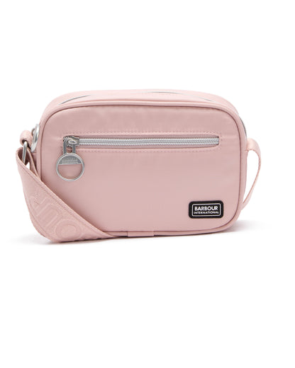 Barbour International Qualify Womens Micro Crossbody Bag - Desert Pink | CHO | Designer Womens Cross Body Bags