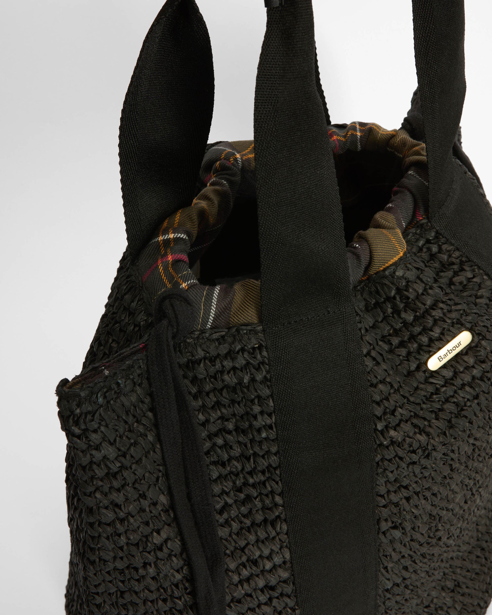 Barbour Lily Womens Beach Tote - Black | CHO | Designer Womens Bags
