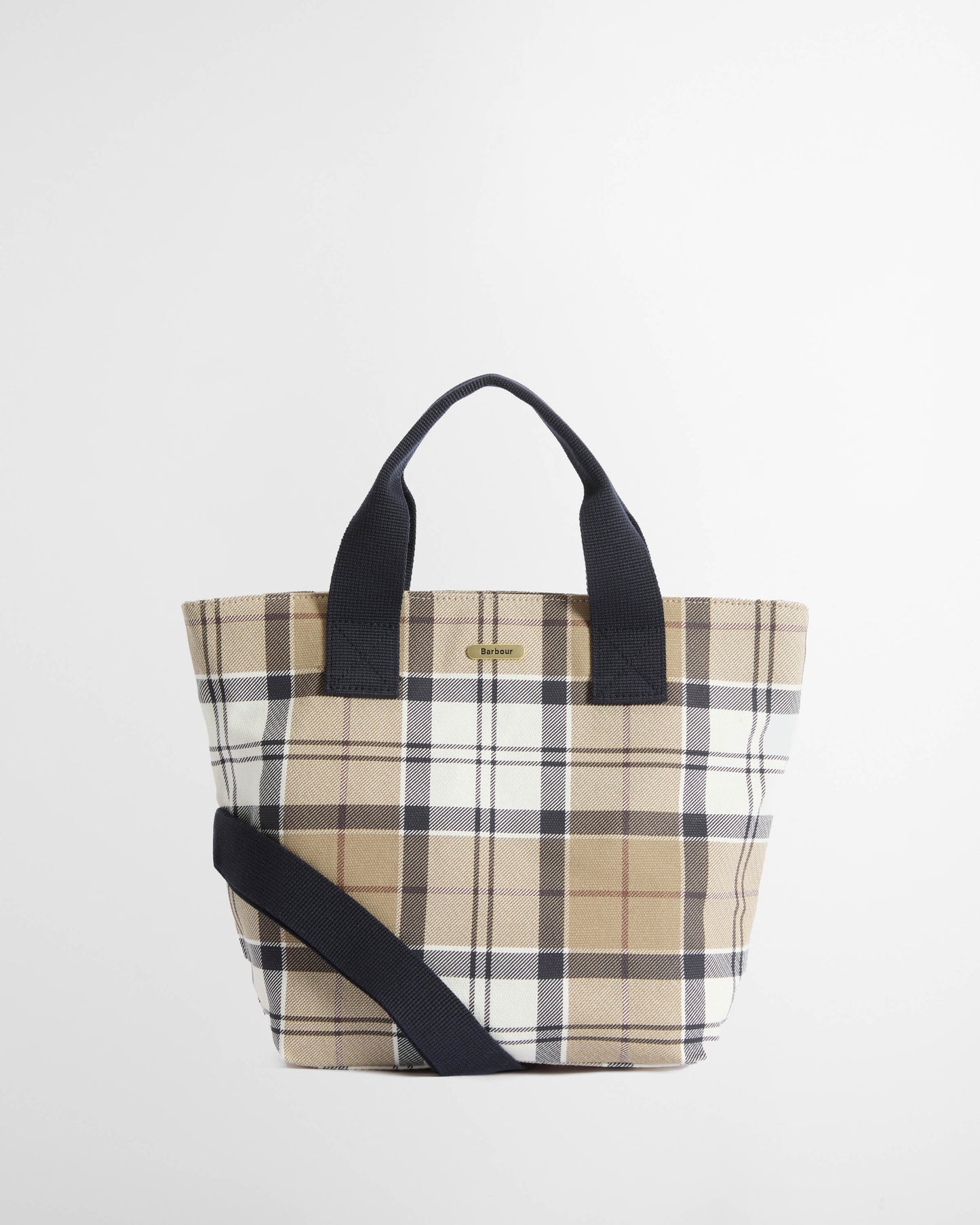 Barbour Maisy Womens Tote Bag - Rosewood Tartan | CHO | Designer Womens Bags