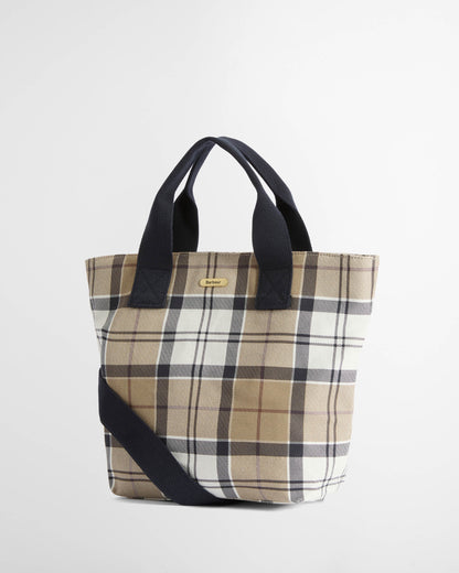 Barbour Maisy Womens Tote Bag - Rosewood Tartan | CHO | Designer Womens Bags