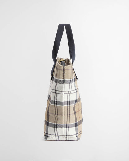 Barbour Maisy Womens Tote Bag - Rosewood Tartan | CHO | Designer Womens Bags