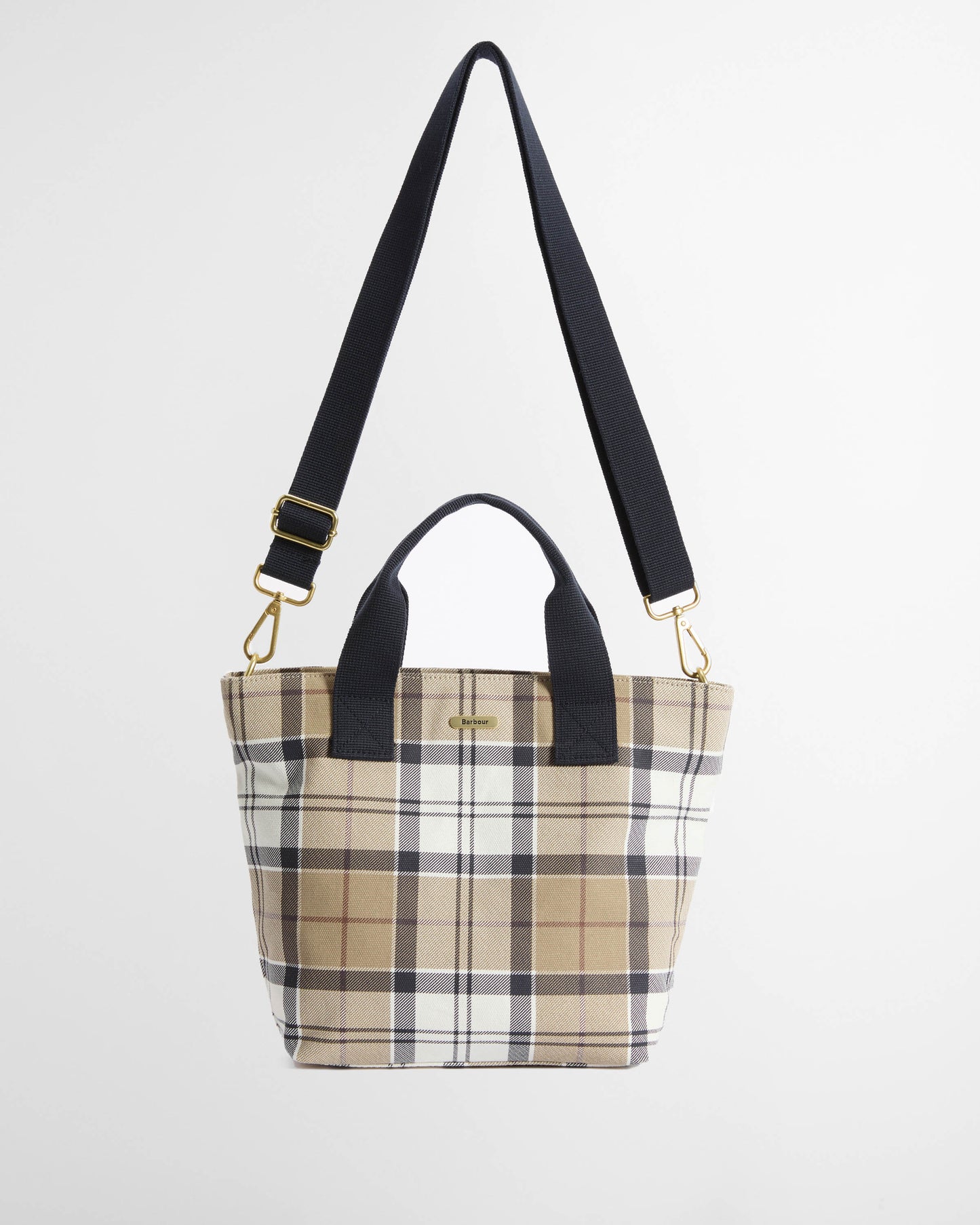Barbour Maisy Womens Tote Bag - Rosewood Tartan | CHO | Designer Womens Bags