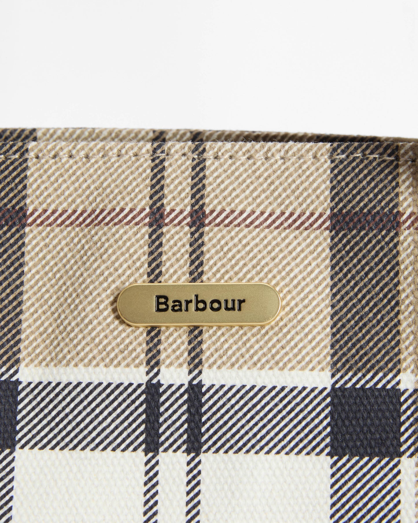 Barbour Maisy Womens Tote Bag - Rosewood Tartan | CHO | Designer Womens Bags