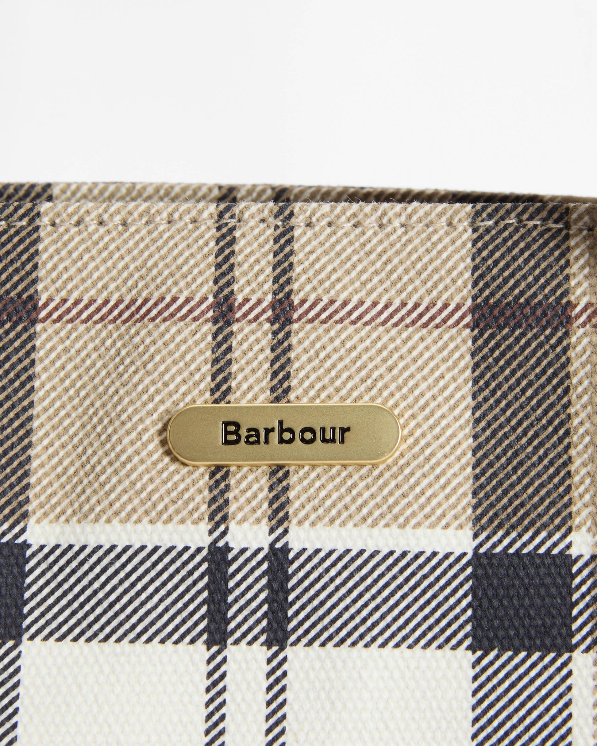 Barbour Maisy Womens Tote Bag - Rosewood Tartan | CHO | Designer Womens Bags
