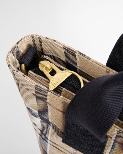 Barbour Maisy Womens Tote Bag - Rosewood Tartan | CHO | Designer Womens Bags