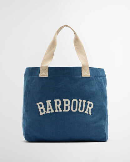 Barbour Emily Denim Womens Tote Bag - Denim | CHO | Designer Womens Bags