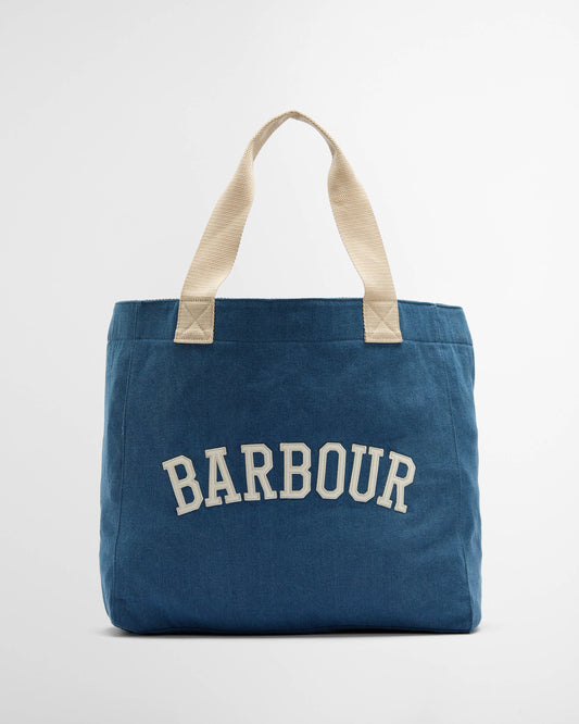 Barbour Emily Denim Womens Tote Bag - Denim | CHO | Designer Womens Bags