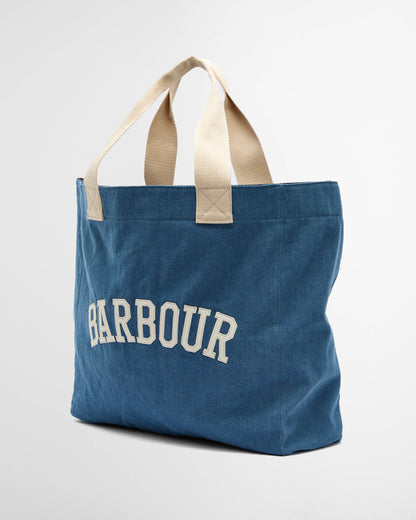 Barbour Emily Denim Womens Tote Bag - Denim | CHO | Designer Womens Bags