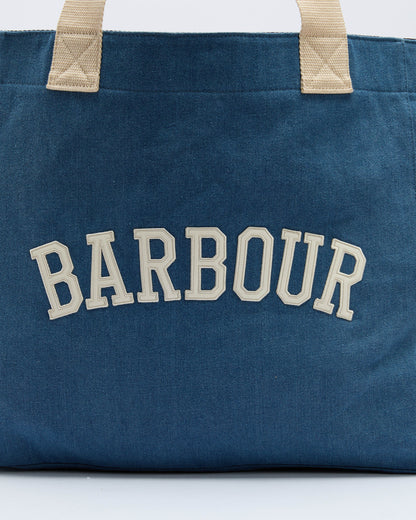Barbour Emily Denim Womens Tote Bag - Denim | CHO | Designer Womens Bags