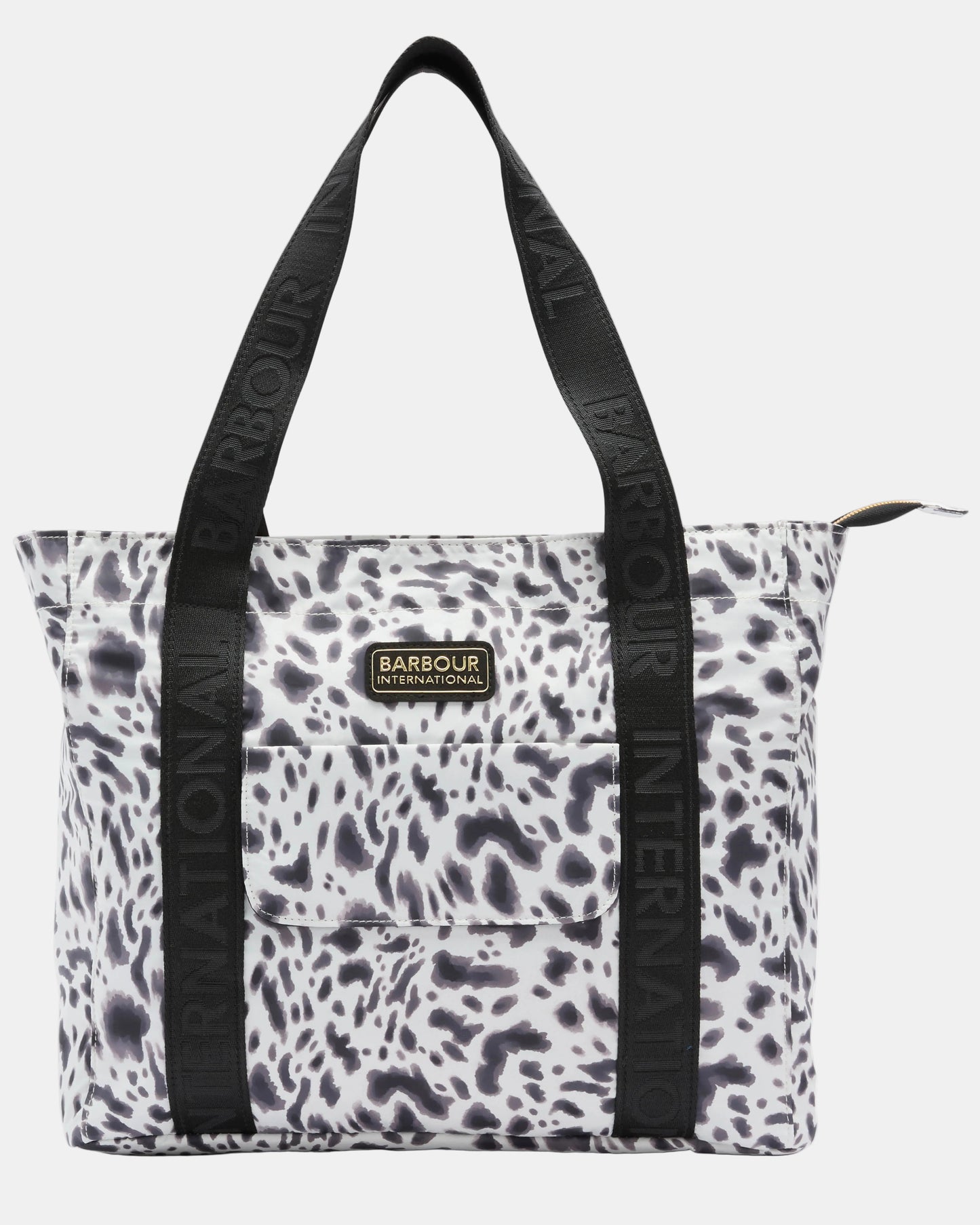Barbour International Boulevard Womens Tote Bag - Bio Ink Leopard Print | CHO | Designer Womens Tote Bags