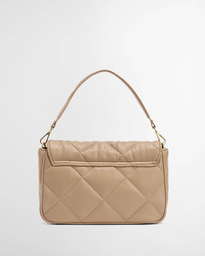 Barbour International Womens Soft Quilt Shoulder Bag - Camel