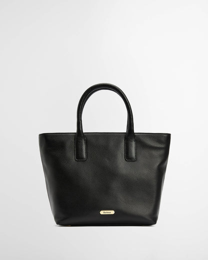 Barbour Birch Womens Leather Tote Bag - Black | CHO | Designer Womens Shopper Bags