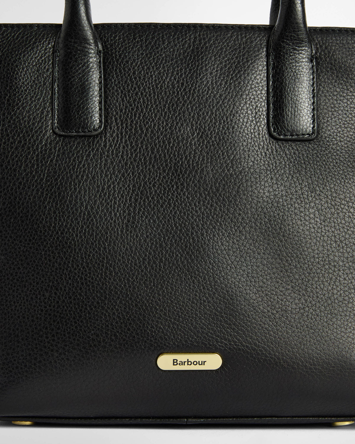 Barbour Birch Womens Leather Tote Bag - Black | CHO | Designer Womens Shopper Bags