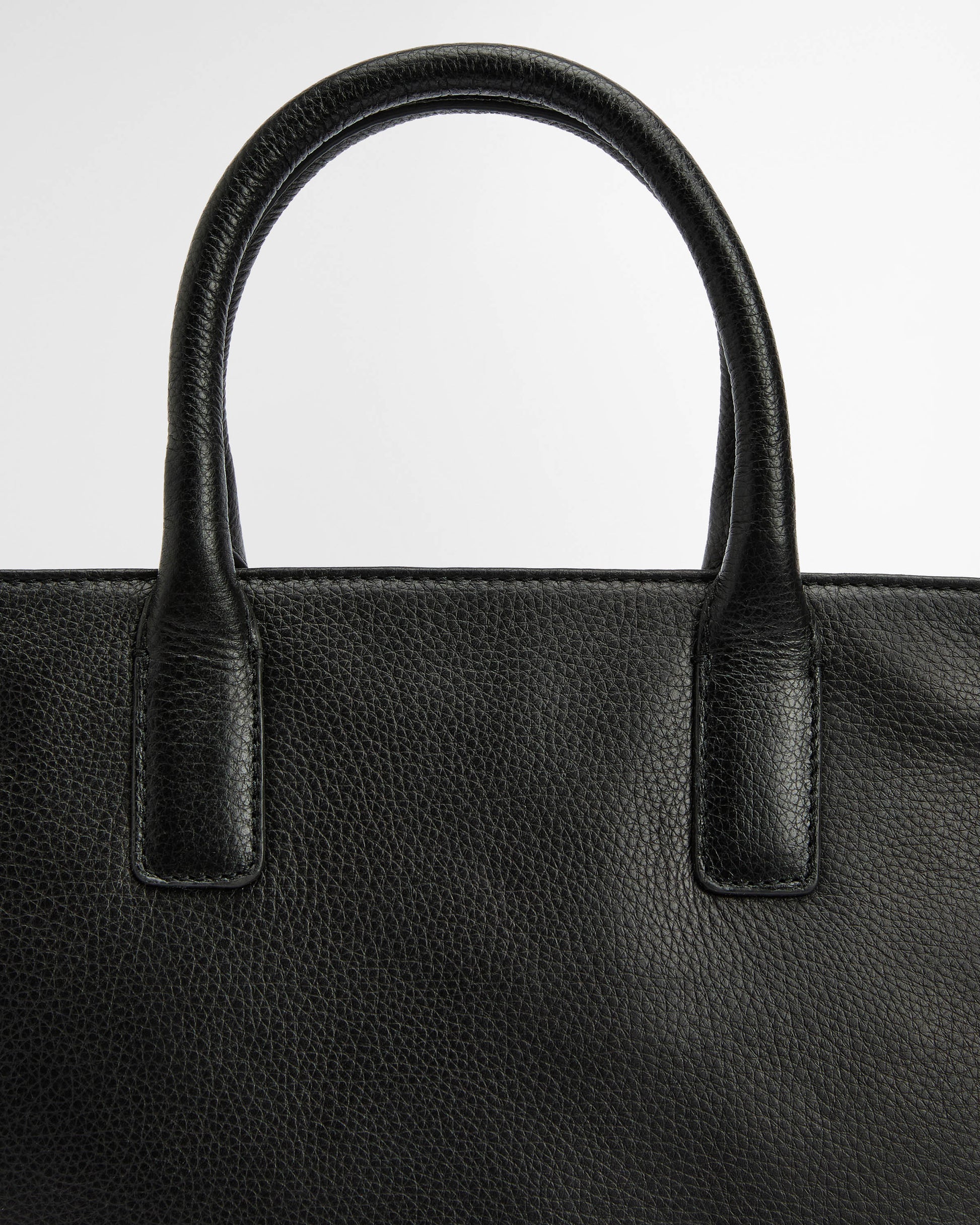 Barbour Birch Womens Leather Tote Bag - Black | CHO | Designer Womens Shopper Bags