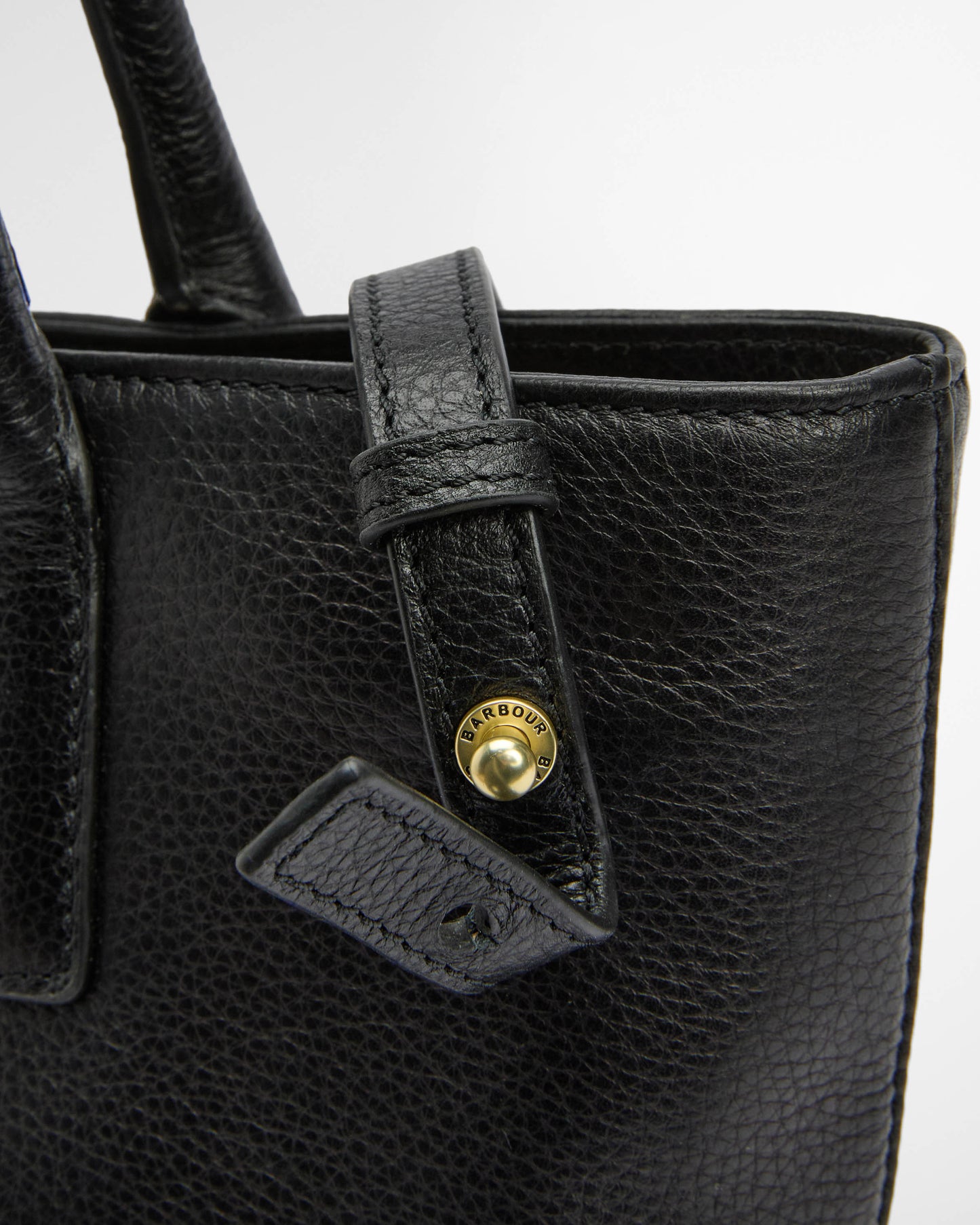 Barbour Birch Womens Leather Tote Bag - Black | CHO | Designer Womens Shopper Bags